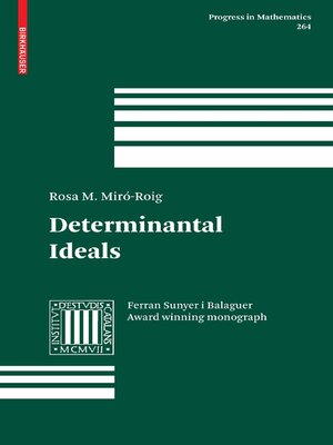 cover image of Determinantal Ideals